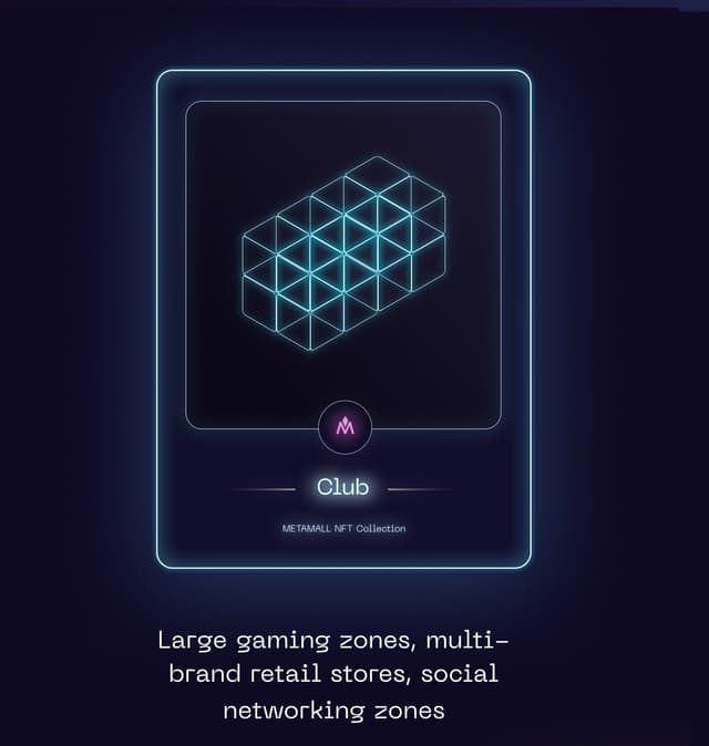 MetaMall is the metaverse of high-end real estate where buyers can own, build, develop and stake the virtual real estate as Non Fungible Tokens (NFT). 